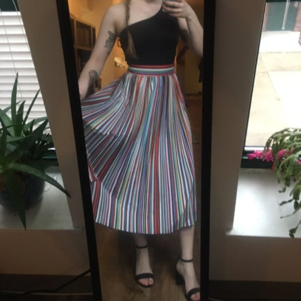 🌞SHEIN Rainbow Midi Skirt🌞